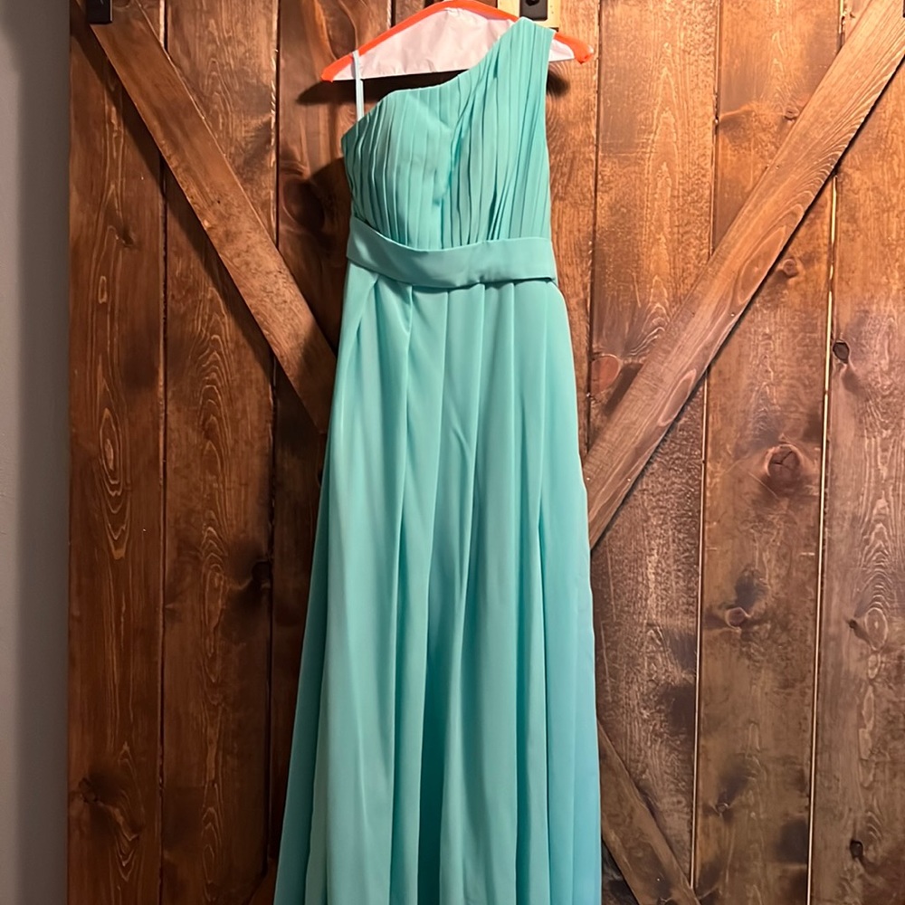 One shoulder bridesmaid dress